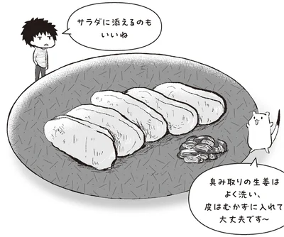 サラダに添えるのもいいね