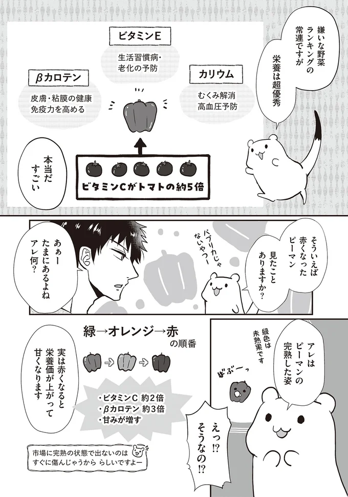 赤くなったピーマン見たことありますか？