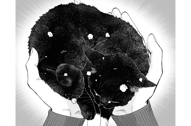 今日も一人、古びた我が家に帰宅。するとやせ細った仔猫の姿を発見して／細村さんと猫のおつまみ(2)