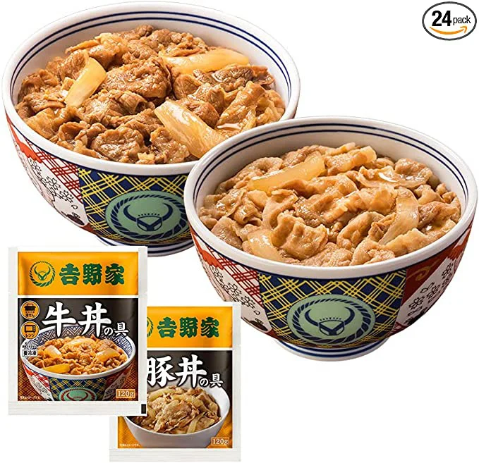 吉野家 牛丼 豚丼 [ 牛豚食べ比べ / 24袋セット (120g×各12袋) ] 