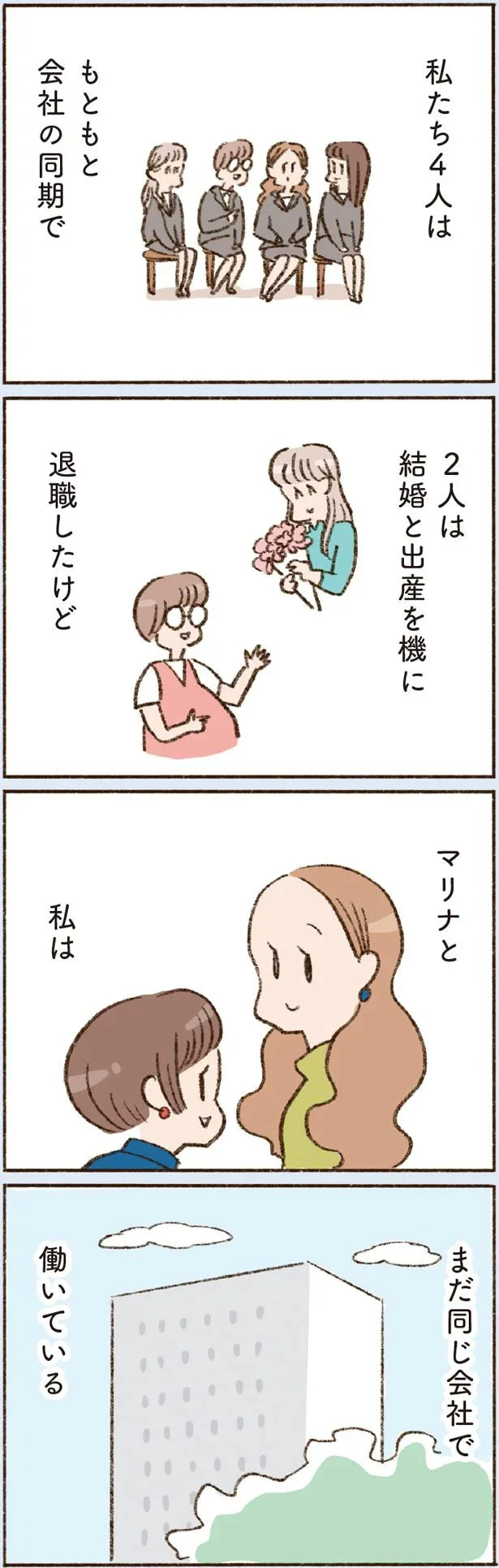 まだ同じ会社で働いている