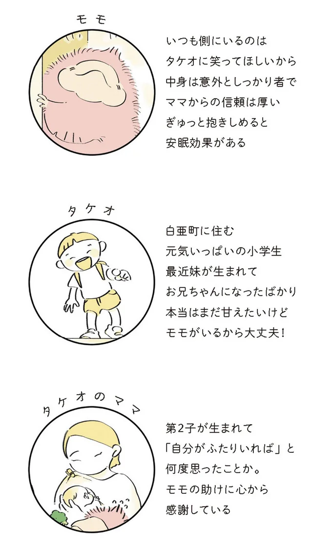 モモとタケオ