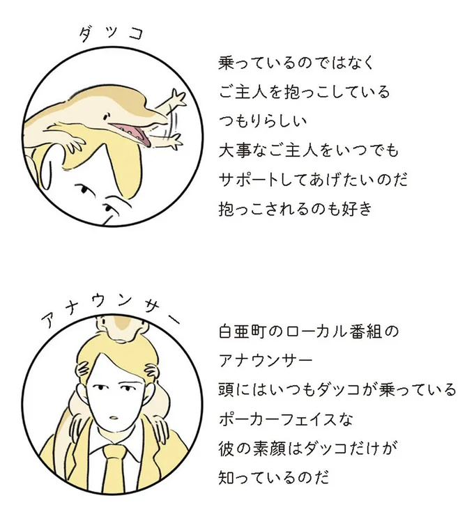 ダッコとアナウンサー
