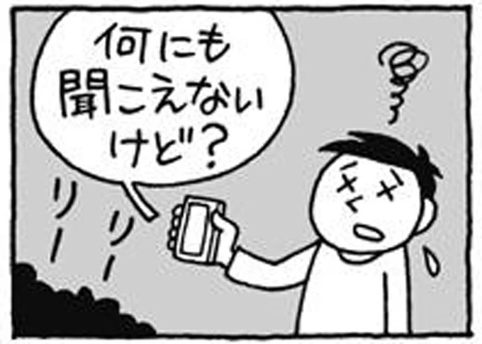 何も聞こえないけど?
