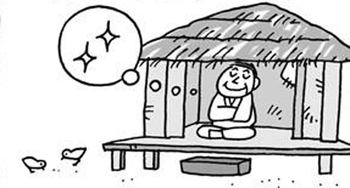 「わび」は内面的な豊かさのこと