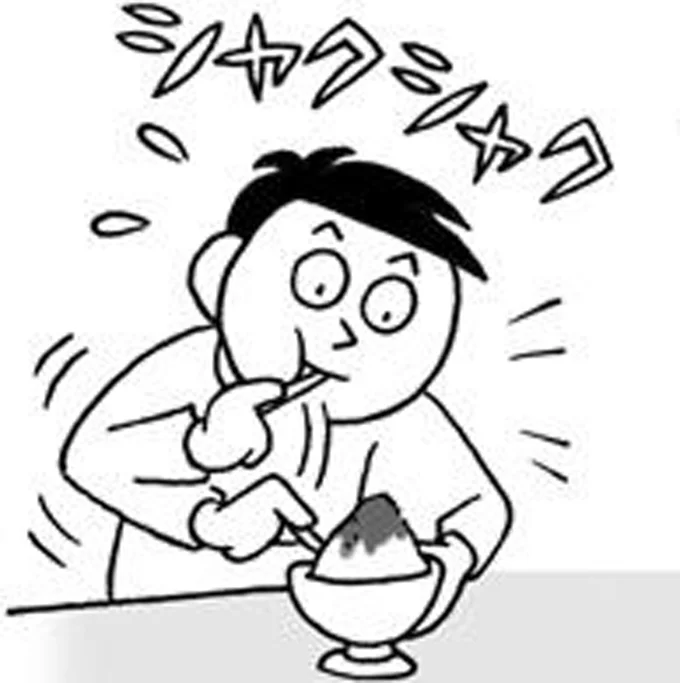 かき氷を食べたら…