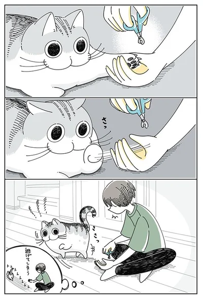 逃げてしまう…？