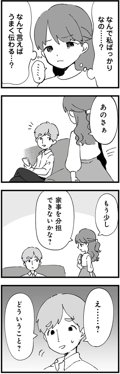 家事を分担できないかな？