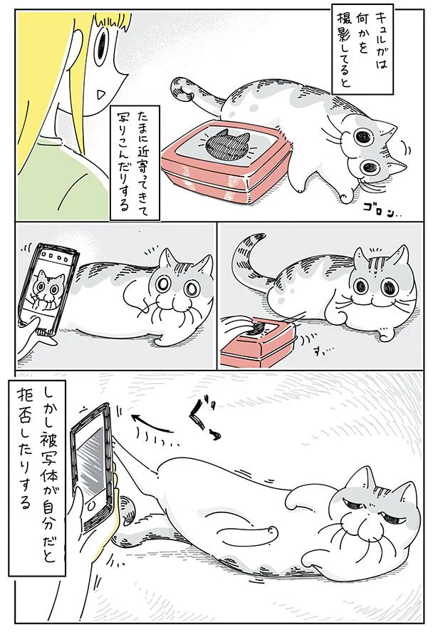 被写体になると拒否する