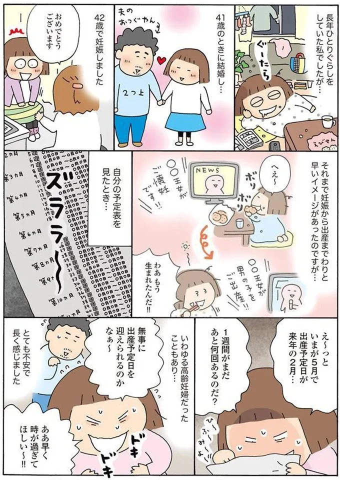 42歳で妊娠しました