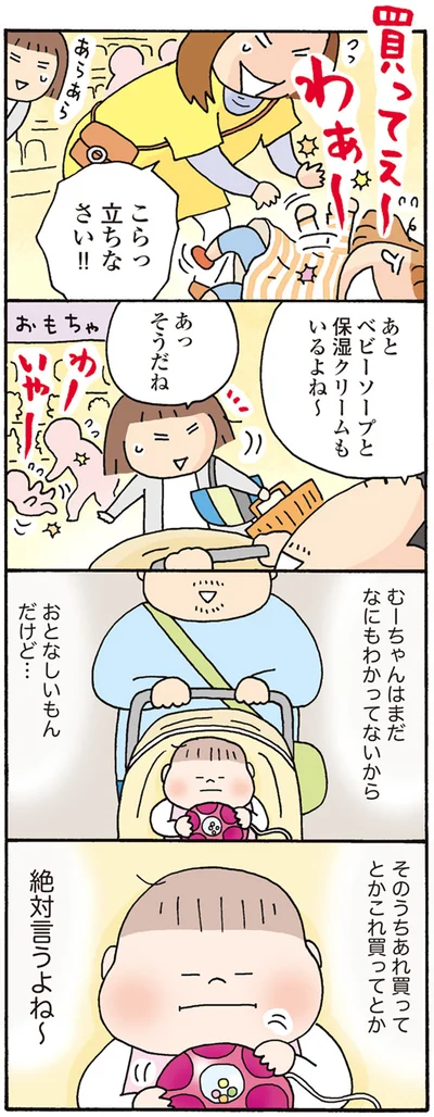 そのうちあれ買ってとかこれ買ってとか