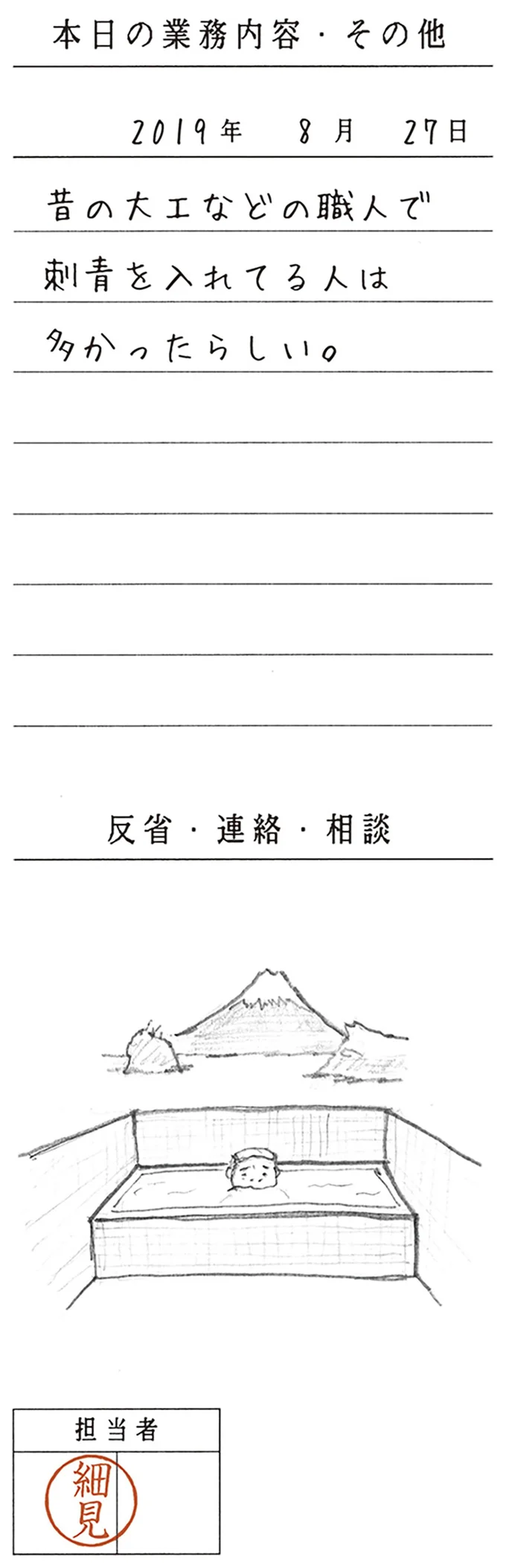 刺青を入れてる人は多かったらしい