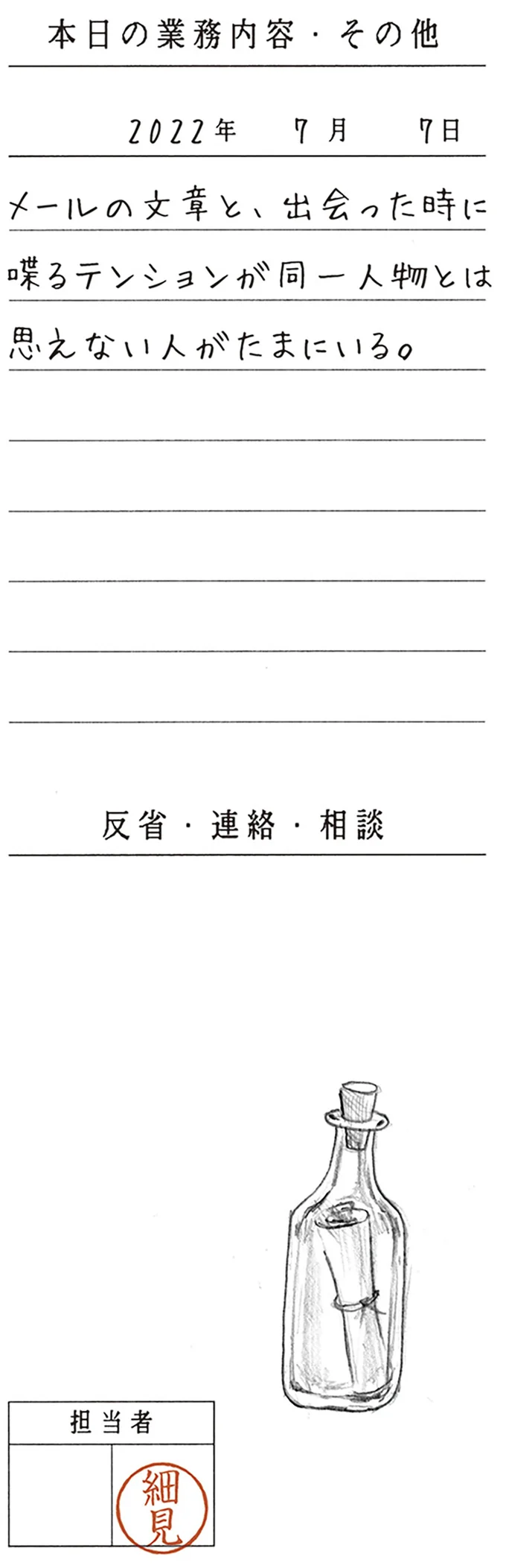 同一人物とは思えない人がたまにいる