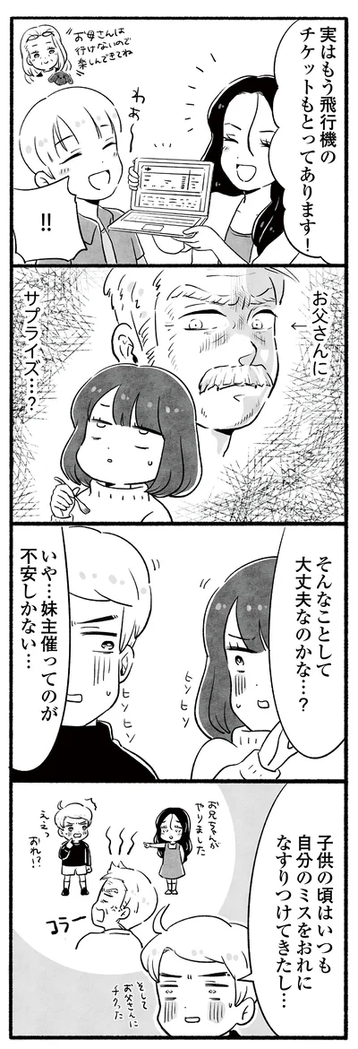 お父さんにサプライズ…？