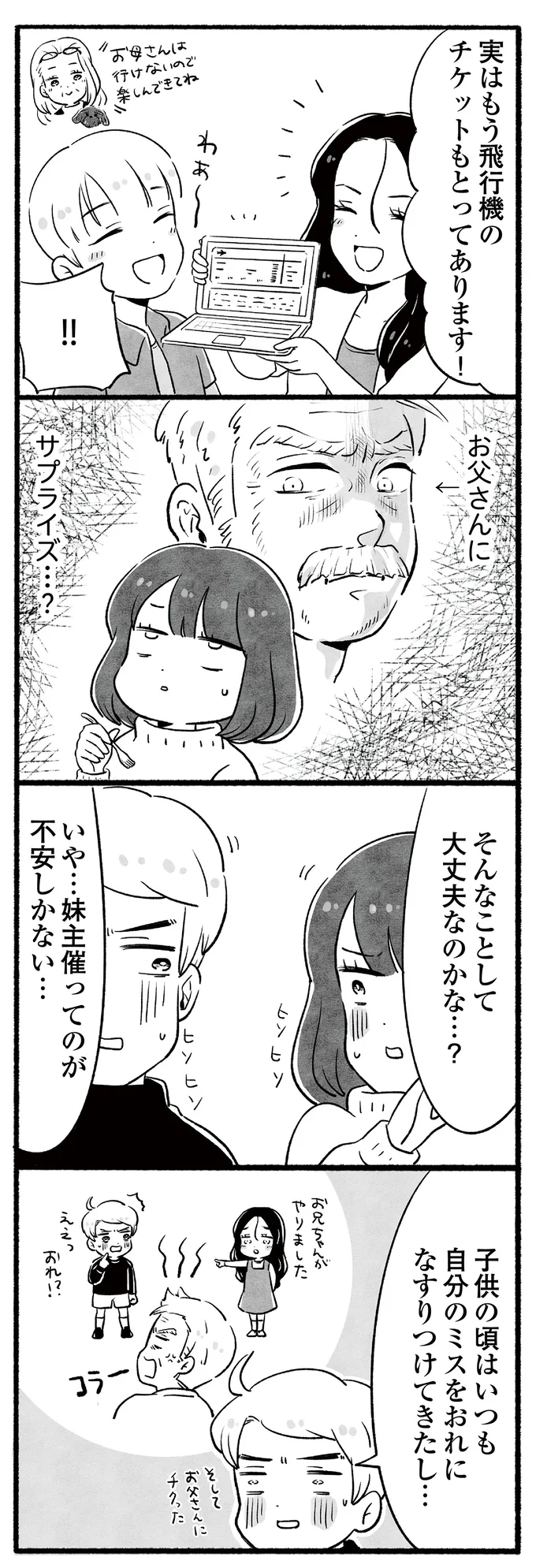 お父さんにサプライズ…？