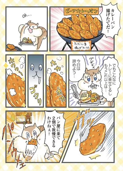 パン屋に来て2個で我慢できるわけねぇ！