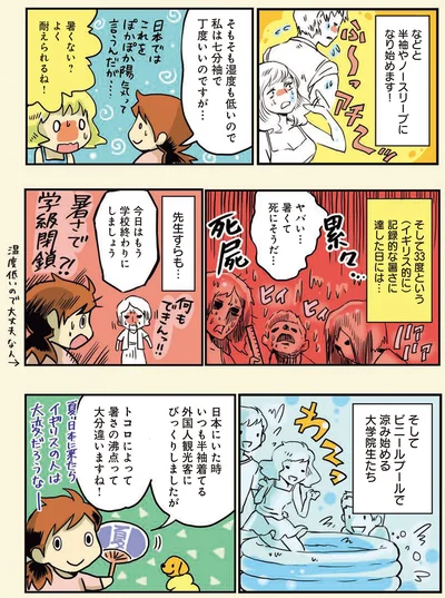 日本ではこれをぽかぽか陽気って言うんだが…