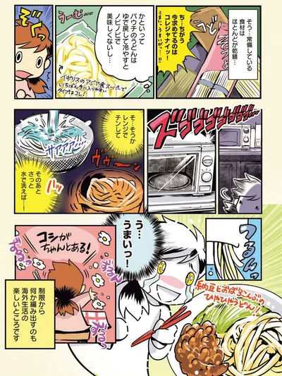 常備している食材はほとんどが乾麺…