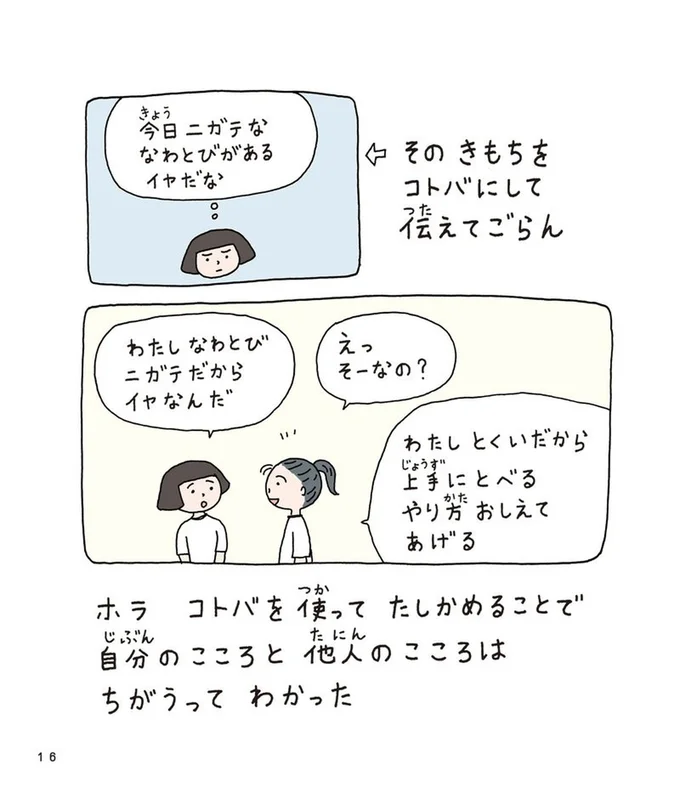 コトバにして伝えてごらん