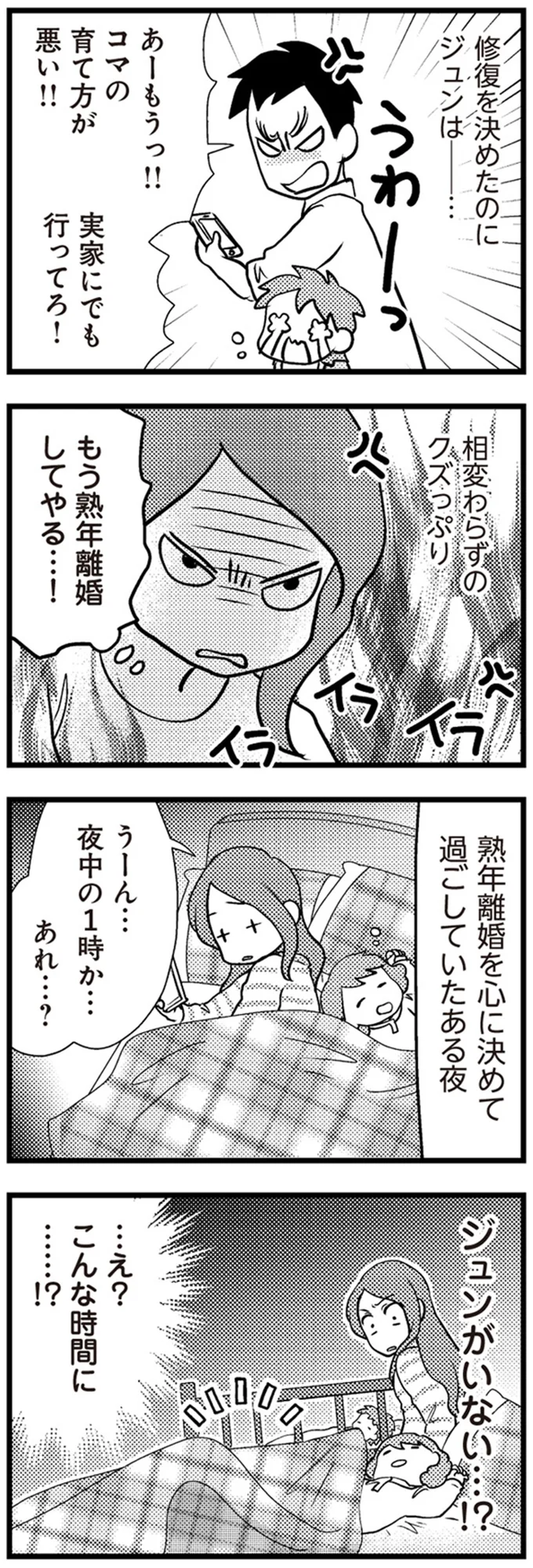 もう熟年離婚してやる…！