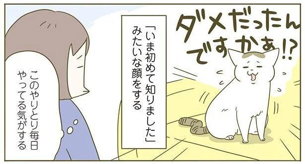 ダメだったんですかぁ～!?