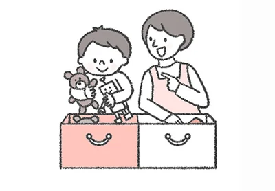 片付けをして安らげる空間に
