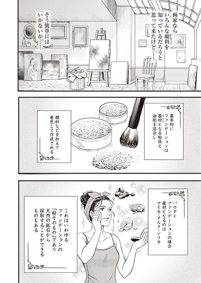 ファンデーションの材料