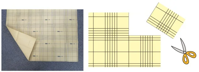 マットレスの下に最適、好みのサイズに自由にカットも可能