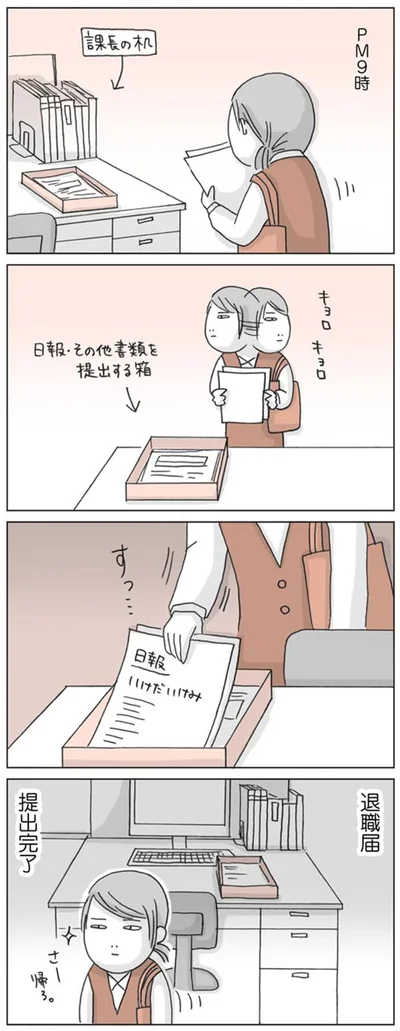 退職届提出完了