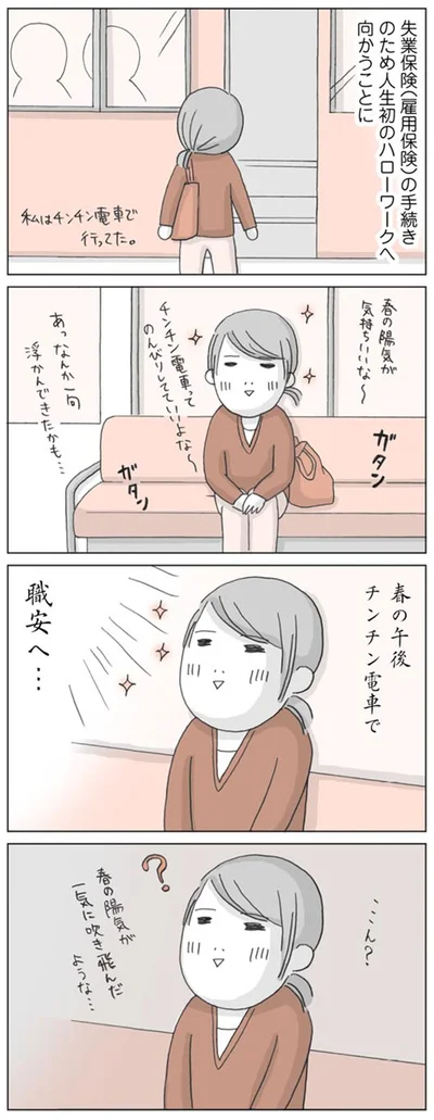 職安へ…