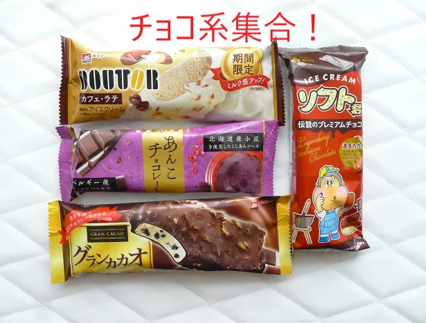 チョコレートバーもいろいろ入っています。チョコ系は大好きなので、よかった♪