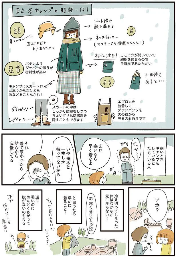 冷え切ってしまった体はなかなか元に戻らない！