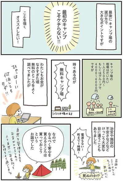 最初のキャンプこそケチらない‼