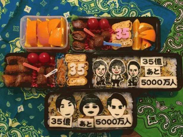 「新しいキャラ弁、食べたくない？」ブルゾンちえみ弁当に細胞レベルで恋しそう【キャラ弁】