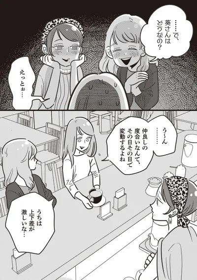 仲良しの度合いなんて、その日その日で変動するよね…