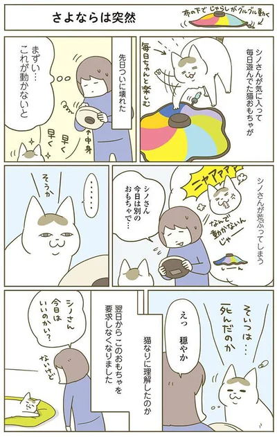 突然のお別れ