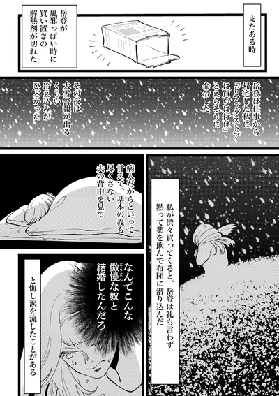 なんでこんな傲慢な奴と結婚したんだろ