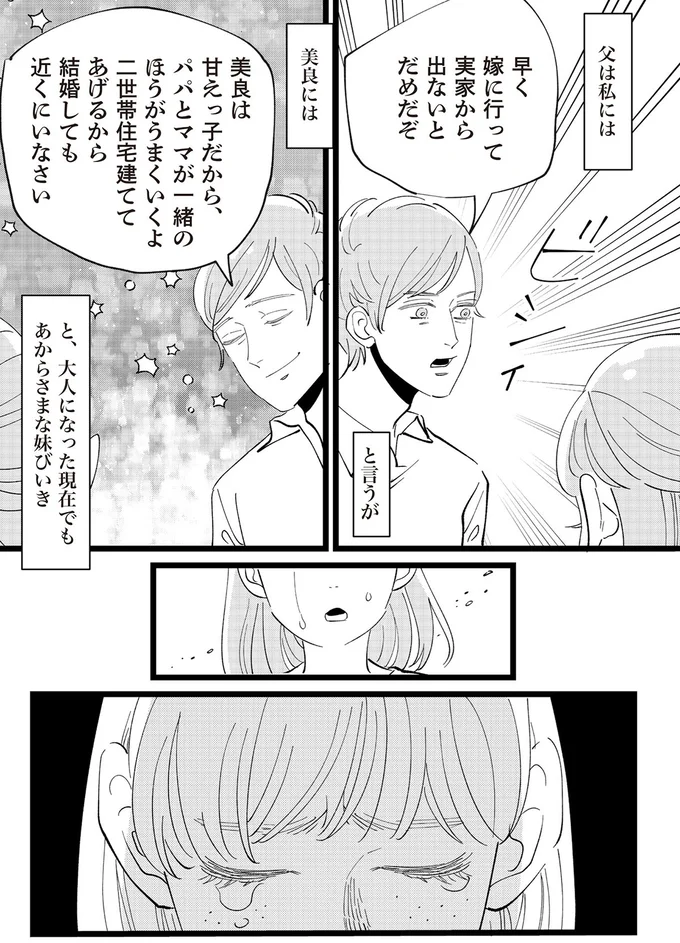 早く嫁に行って実家から出ないとだめだぞ