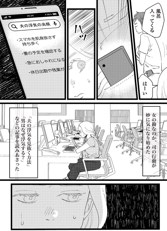女の勘なのか、司の行動が妙に気になり始めた