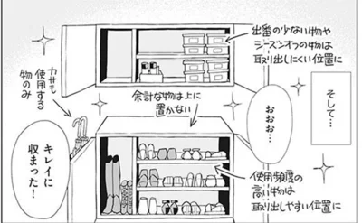 キレイに収まった！
