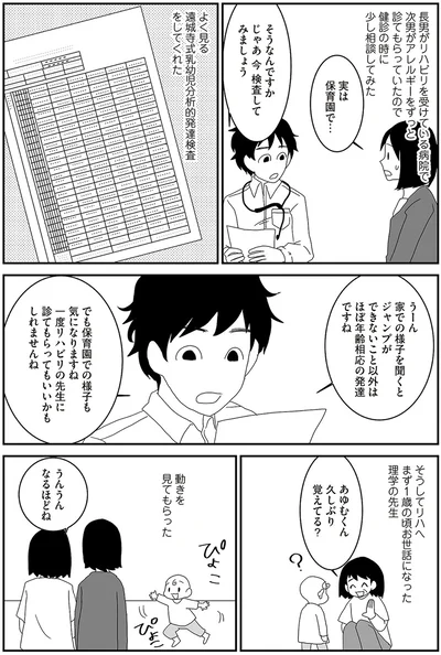動きを見てもらった
