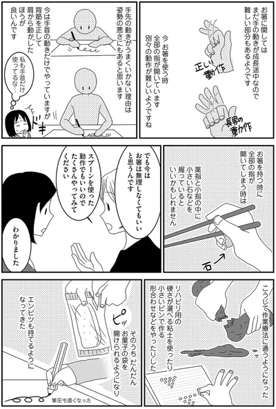 作業療法に通うようになった