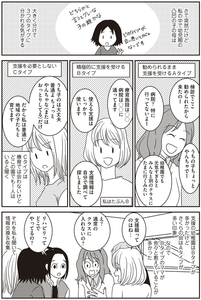 凸凹の子の母は大きく分けて3つのタイプ
