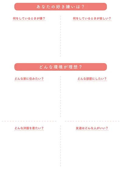 あなたの好き嫌いは？どんな環境が理想？