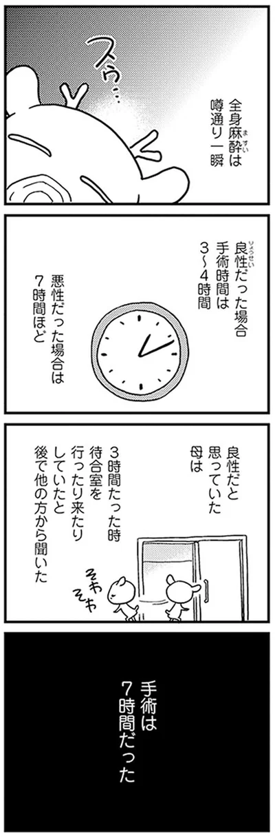 手術は7時間だった