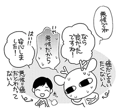 悪性でね
