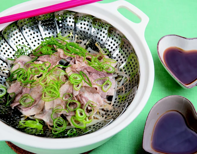 「もやしのせいろ蒸し」