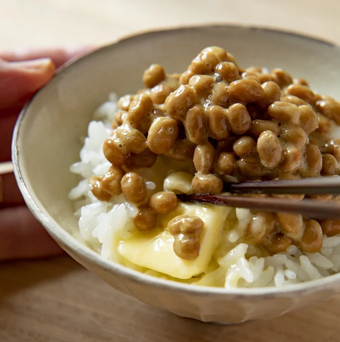 やみつきになる新定番・納豆かけご飯