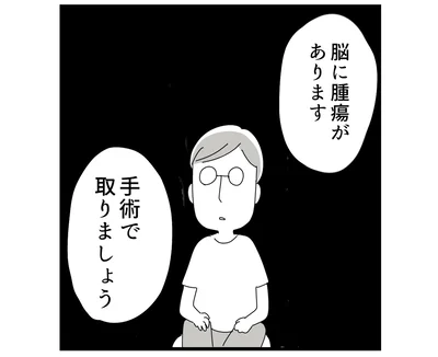 脳に腫瘍があります