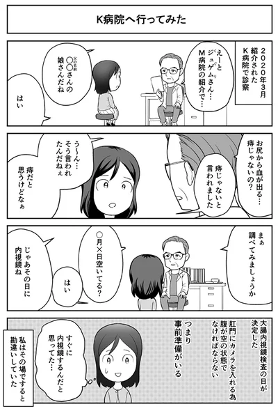 痔じゃないと言われました
